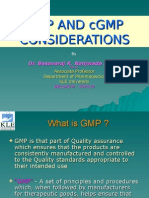 GMPANDc GMPCONSIDERATIONS