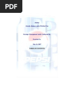 Download Strategic Management Analysis of PepsiCo by mehwish01 SN19114298 doc pdf