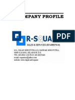 R Square Sales Profile1