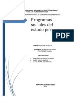 Programas Sociales