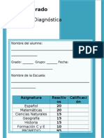 6to Grado - Diagnóstico (2013-2014)