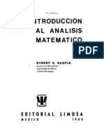 Introduccion Al Analisis Matematico Bartle