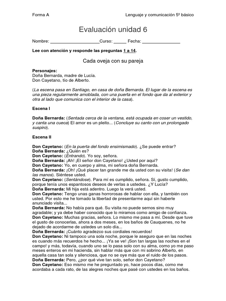 Cada oveja con su pareja: Análisis y Resumen | PDF | Science | Ciencia ...