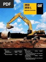 HYDRAULIC EXCAVATOR 385B (Excavadora Hidraulica)