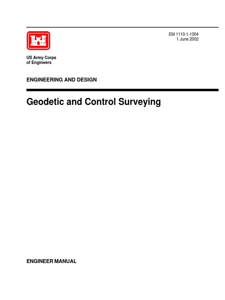 Geodetic and Control Surveying Manual | PDF