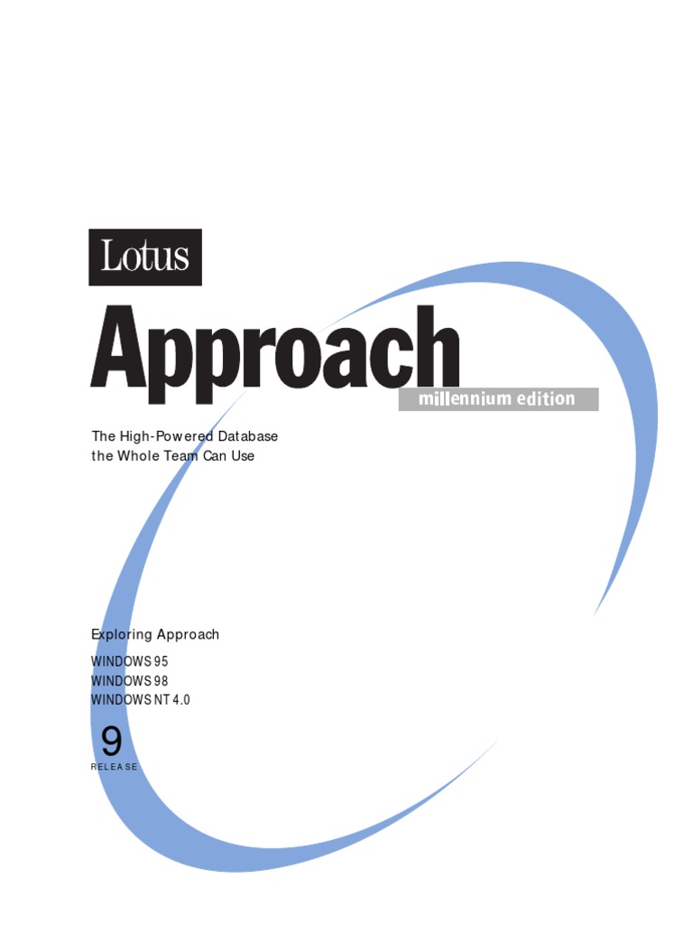 Approach Manual | PDF | File Format | Databases