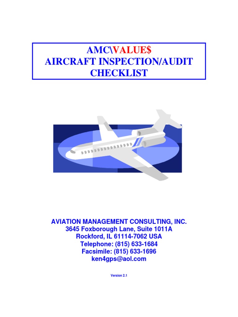 Checklist | Avionics | Aircraft