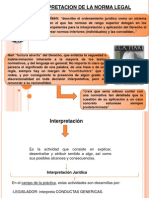 Expo de Filosofia - Interpretacion de La Norma Legal