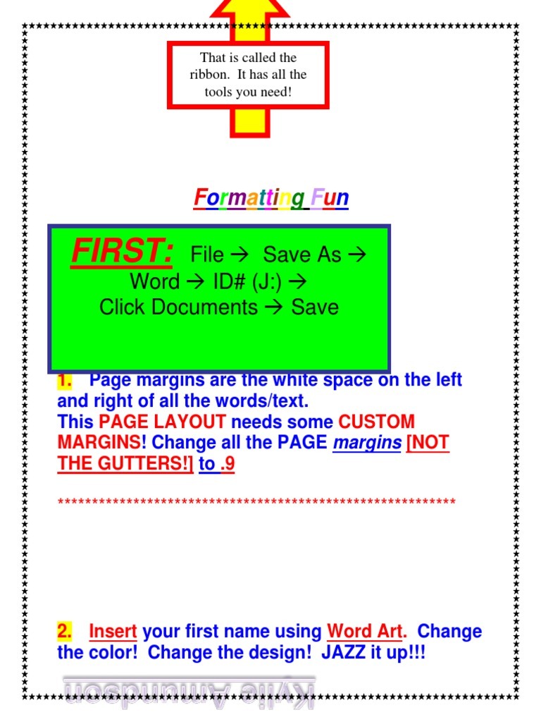 Fun Formatting Techniques in Word | PDF | Typography | Writing