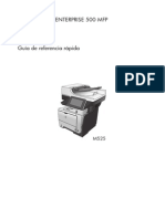 Guía de referencia rápida - LASERJET ENTERPRISE 500 MFP