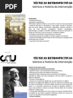 Técnicas retrospectivas - aula 1