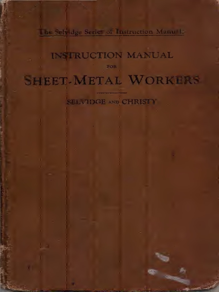 SheetMetalWork Text | PDF | Sheet Metal | Line (Geometry)