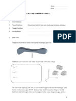 Ujian Praktikum Fisika - Titik Berat