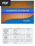 Calendario Estadual de Eventos - 2013