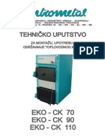 Centrometal Uputstva EKO CK 70-90-110