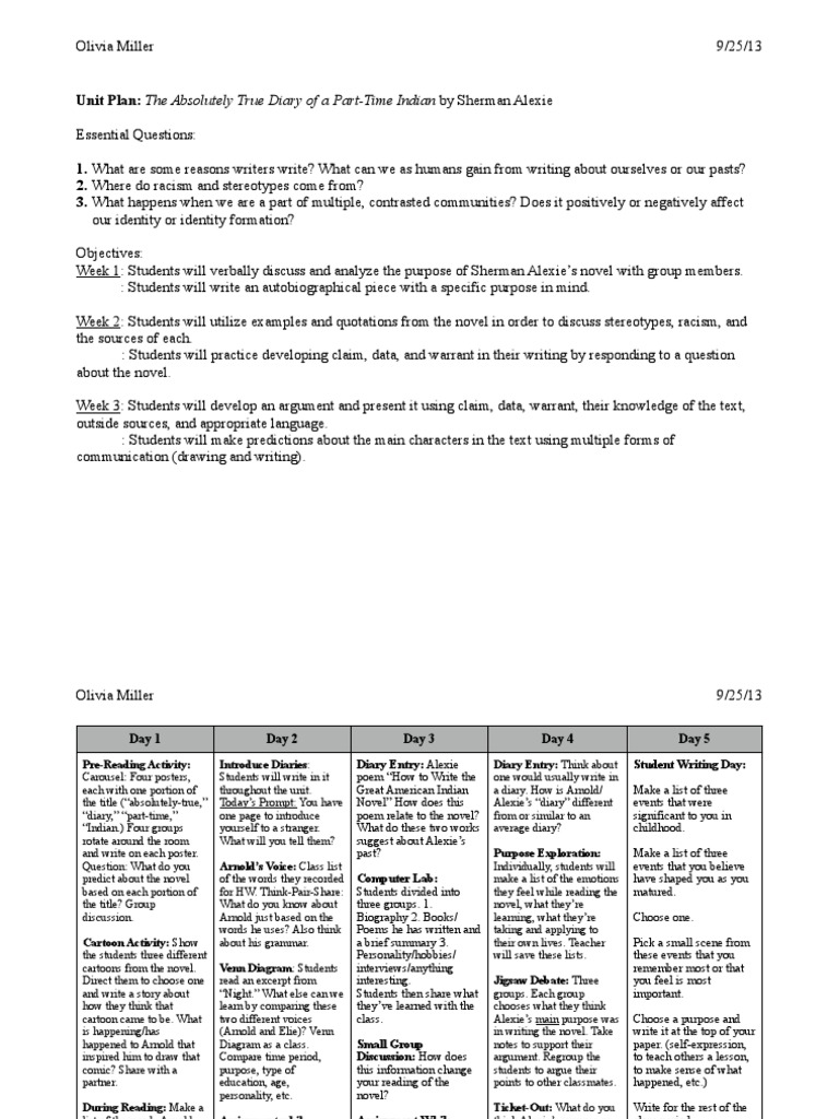 worksheet Claim Evidence Warrant Worksheet unit plan week 1 racism ethnicity race gender