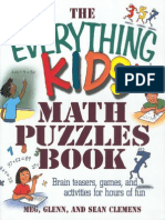 Everything Kids Math Puzzles Book