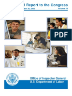 Department of Labor: 54