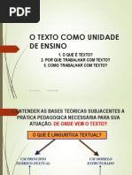 Texto Como Unidade de Ensino