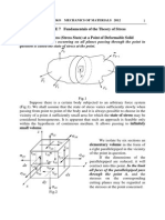 Fundamentals of The Theory of Stress