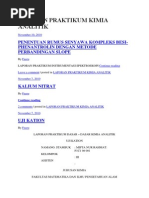 Download Laporan Praktikum Kimia Analitik by permencokelat SN191248905 doc pdf