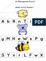 Lembaran Kerja - Mengenal Huruf 01