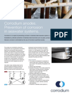 Corrodium Anodes. Prevention of Corrosion in Seawater Systems