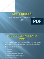 Materiales de Los Lentes de Contacto