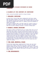 Download A Glance at the History of Criticism by KiranAKL SN19127031 doc pdf