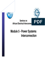 Module 5 - Power Systems Interconnection: Seminar On African Electrical Interconnection