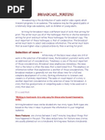 Download Assignment  Broadcast News Writing by KiranAKL SN19127189 doc pdf