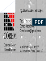 Corem Tarjeta Noviembre 2013 #2