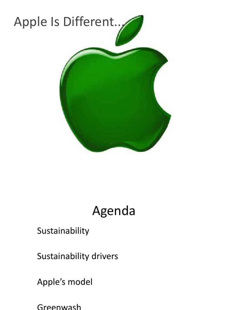 Apple Is Different | PDF