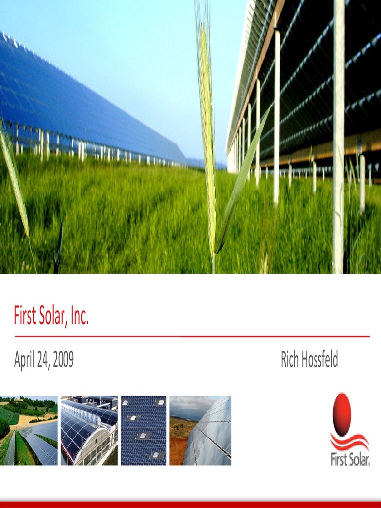 First Solar | PDF