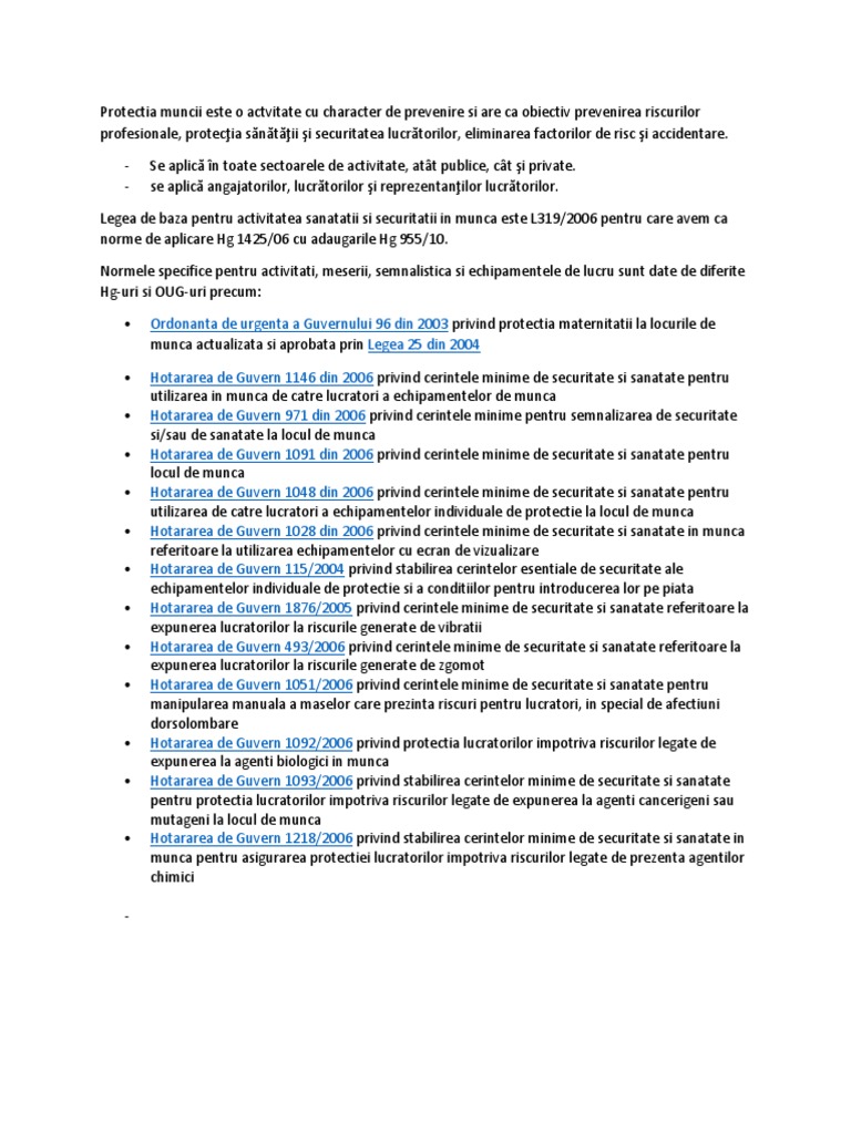 Instructare Generala