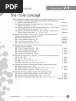 Download Moles and Equations - Worksheets 21-211 1 Ans by ash256 SN191288821 doc pdf