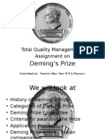 Demings Prize Final - Final