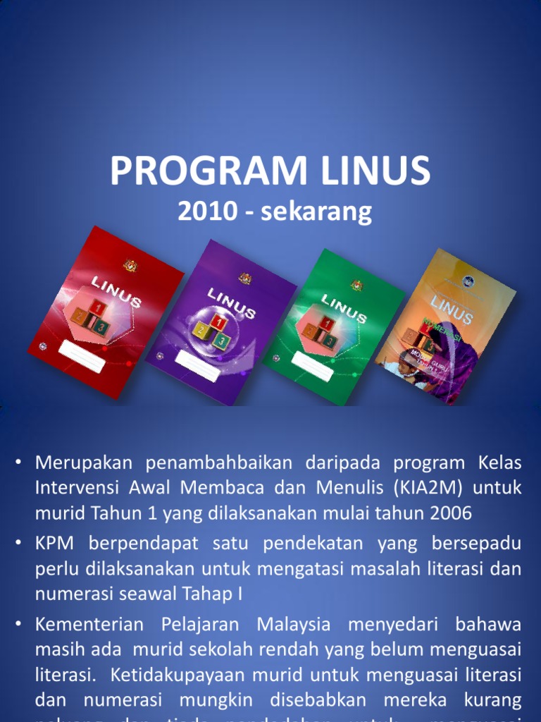 Perkembangan Program Linus | PDF | Bisnis