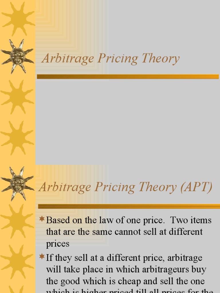 arbitrage-pricing-theory