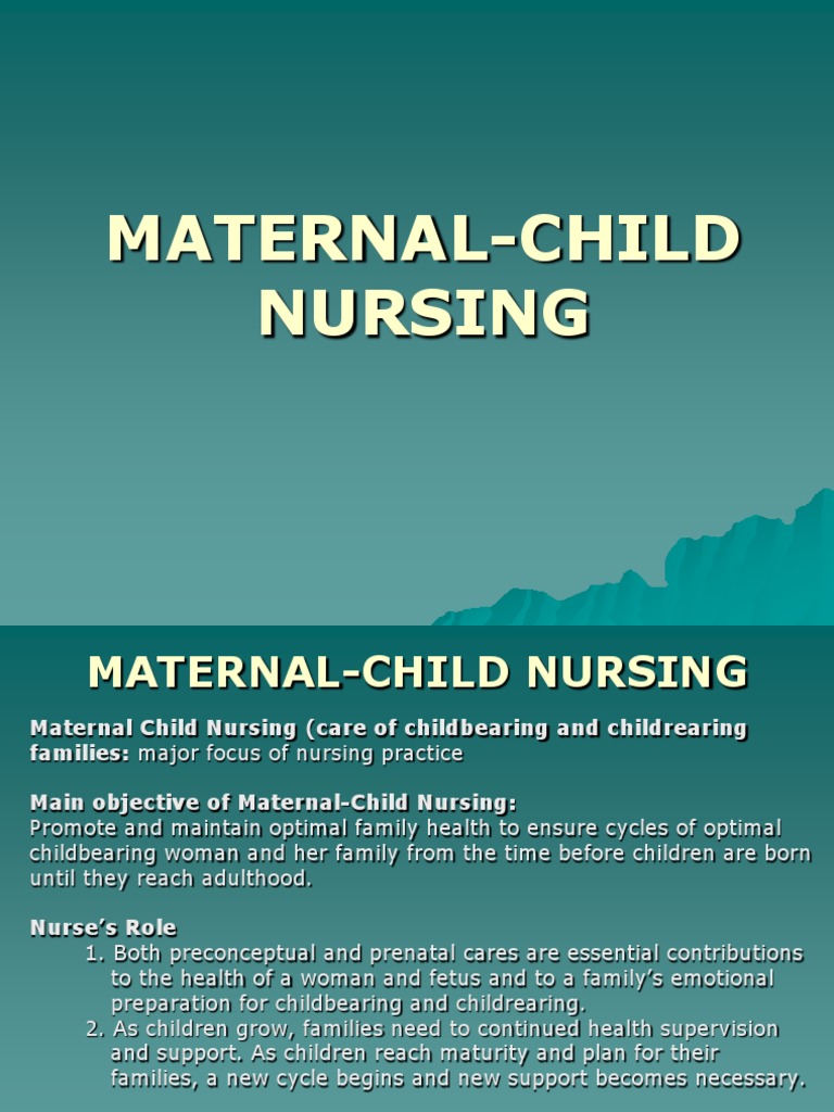 Maternal Child Nursing | PDF | Prenatal Development | Pregnancy