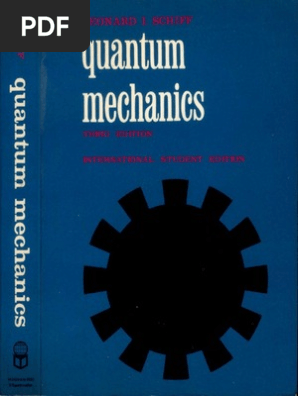 Schiff QuantumMechanics | PDF