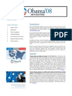 Barack Obama '08 Newsletter Vol 2, Issue 2