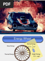 Chapter 12: Thermal Energy: What's Hot and What's Not