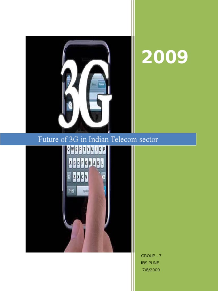 Future of 3G in Indian Telecom Sector | PDF | 3 G | Internet Access