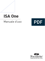 ISA One Manuale Italiano