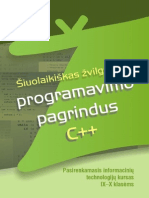 Siuolaikiskas Zvilgsnis I Programavimo Pagrindus C++. Pasirenkamasis IT Kursas IX-X Kl. (2010)