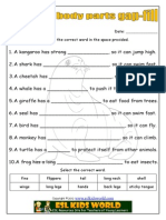 Animal Idioms Worksheet