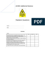 Radiation Questions