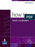 How To Teach Vocabulary