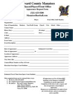 2014 Manatees Appearance Request Form